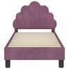 vidaXL Struttura letto per bambini con testata Viola 70 x 140 cm