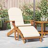 vidaXL Sedia Adirondack Giardino con Poggiapiedi Legno Massello Acacia