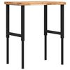 vidaXL Banco Lavoro 80x60x(73-99,5) cm Legno di Acacia Rettangolare