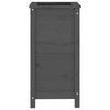 vidaXL Fioriera da Giardino Grigia 40x40x78 cm Legno Massello di Pino