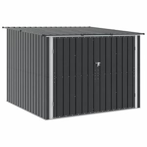 vidaXL Capanno per Biciclette 3 pz Antracite 216 x 207 x 158 cm