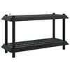 vidaXL Unit&agrave; di scaffalatura 2 livelli 100 x 40 x 55,5 cm PP Antracite