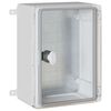 vidaXL Armadio di Controllo Grigio 28 x 13 x 28 cm Plastica ABS