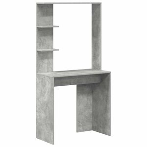 vidaXL Scrivania Grigio cemento Legno ingegnerizzato