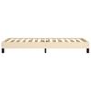 vidaXL Giroletto senza Materasso Crema 90x190 cm in Tessuto