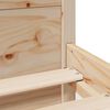 vidaXL Giroletto con Testiera 150x200 cm in Legno Massello di Pino