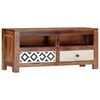 vidaXL Mobile Porta TV 90x30x40 cm in Legno Massello di Acacia
