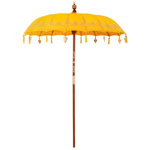 vidaXL Parasol Balinese Giallo 185 x 185 x 260 cm