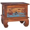 vidaXL Comodino 45x35x40 cm in Legno Massello di Recupero