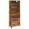 vidaXL Credenza Legno vecchio 69,5 x 34 x 180 cm Legno ingegnerizzato