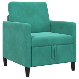 vidaXL Divano con Storage Turchese 72 x 78 x 87 cm Poliestere