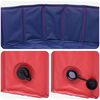vidaXL Piscina Pieghevole per Cani Rosso e Blu 120 x 120 x 30 cm PVC