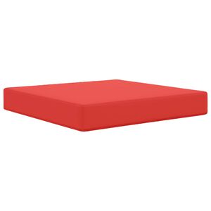 vidaXL Cuscino per divano da esterno Poliestere Rosso 60 x 60 cm