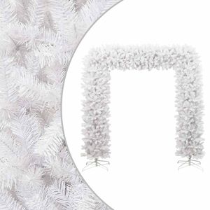 vidaXL Albero di Natale ad Arco Bianco 240 cm