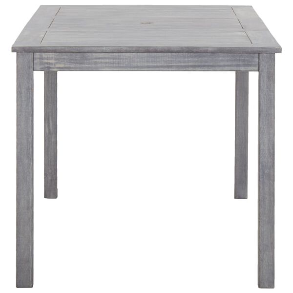 vidaXL Set da Pranzo da Giardino 5 pz Grigio Legno Massello di Acacia