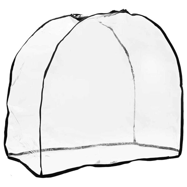 vidaXL Copertura per carrozzina per animali Trasparente