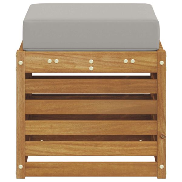 vidaXL Panca da esterno Legno di Acacia Massello Naturale