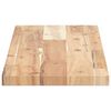 vidaXL Piano per Tavolo 80x20x2cm Rettangolare Legno Massello Acacia