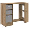 vidaXL Scrivania Rovere artigianale Legno multistrato 100 x 40 x 75 cm
