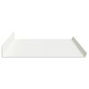 vidaXL Mensola sospesa 2 pcs Bianco 80 x 18 x 2,5 cm Acciaio