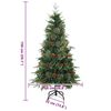 vidaXL Albero di Natale Artificiale con Rami Pieghevoli Verde 150 cm