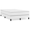 vidaXL Struttura Letto a Rete a Molle Bianco 120x200 cm in Similpelle