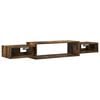 vidaXL Mobile TV da Parete A parete Rovere Fumo 140 x 28 x 21 cm