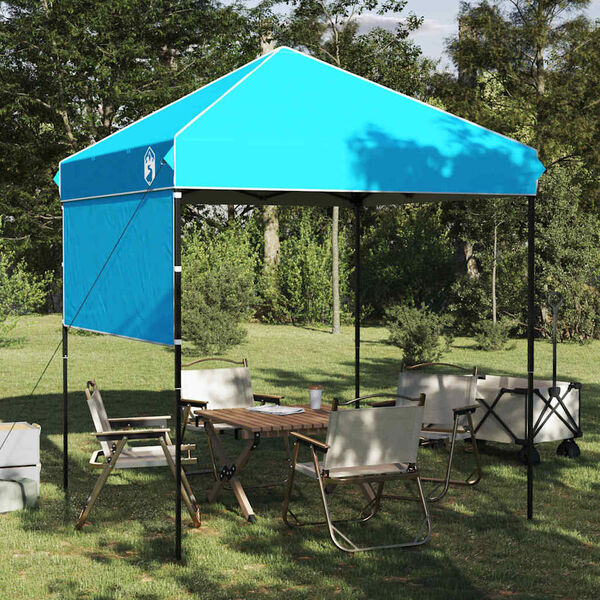 vidaXL Tenda Gazebo Blu 194 x 194 x 251 cm Tessuto