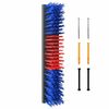vidaXL Spazzole per il bestiame Rosso e Blu 50 x 10 x 6,5 cm PP