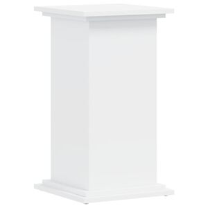 vidaXL Supporto per piante Bianco 33 x 33 x 60 cm Legno ingegnerizzato
