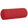 vidaXL Cuscini a rullo 2 pcs Rosso Ø 25 x 70 cm Tessuto