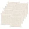 vidaXL Federa 12 pz HOUTEN Bianco 50 x 50 cm