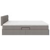 vidaXL Letto con Contenitore Talpa 200 x 200 cm Pelle Sintetica