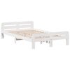 vidaXL Letto senza Materasso Bianco 120x190 cm Legno Massello di Pino