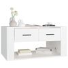 vidaXL Tavolino da Salotto Bianco 80x50x40 cm in Legno Multistrato