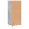 vidaXL Credenza Grigio Cemento 34,5x32,5x90 cm in Legno Multistrato