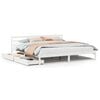 vidaXL Letto senza Materasso Bianco 180x200 cm Legno Massello di Pino