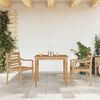 vidaXL Set da Pranzo per Giardino 3 pz in Legno Massello di Teak