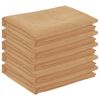 vidaXL Tovaglia da Tavolo 5 pz Rettangolare Beige 140 x 200 cm