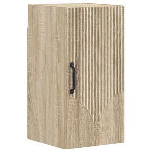 vidaXL Armadio da bagno a muro HOORN Rovere Sonoma 30 x 31 x 59 cm