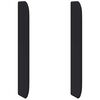 vidaXL Orecchia della Testata Nero PVC
