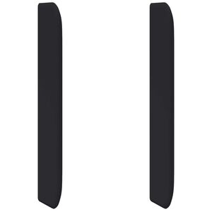 vidaXL Orecchia della Testata Nero PVC
