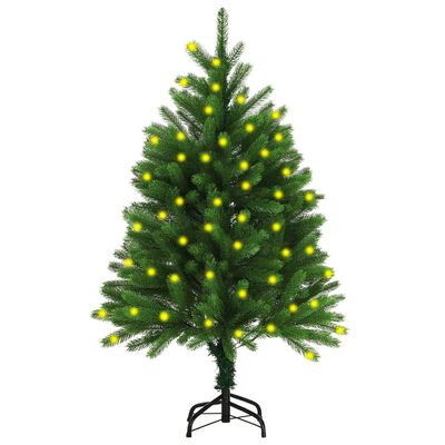 vidaXL Albero di Natale Artificiale Preiluminato 120 cm Verde
