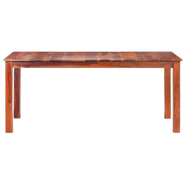 vidaXL Tavolo da Pranzo 180x90x76 cm in Legno Massello