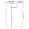 vidaXL Credenza con cassetto Legno vecchio 50 x 42,5 x 93 cm