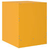 vidaXL Comodini 2 pz Giallo 34,5x39x44 cm in Acciaio