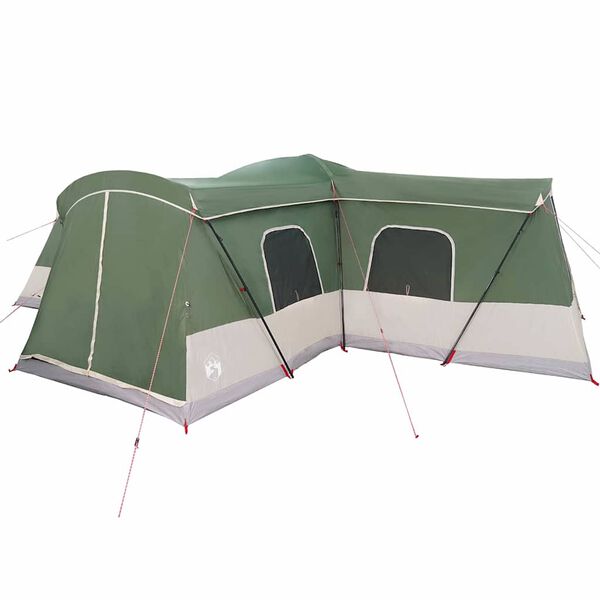 vidaXL Tenda con tetto con archiviazione Verde 680 x 510 x 210 cm