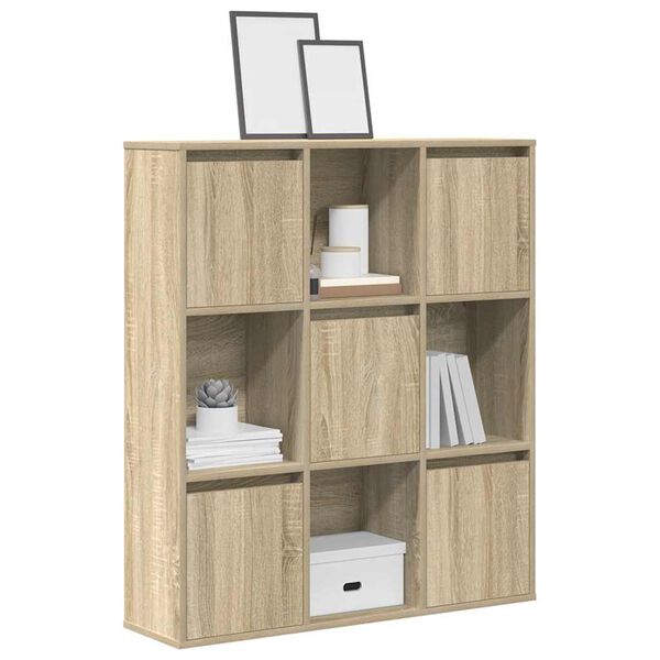 vidaXL Libreria Rovere Sonoma 89x24x101,5 cm in Legno Multistrato