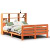 vidaXL Letto senza Materasso Marrone Cera 135x190 cm in Legno di Pino