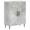 vidaXL Mobiletto da Bagno HAARLEM Grigio Cemento 59,5 x 31 x 80 cm